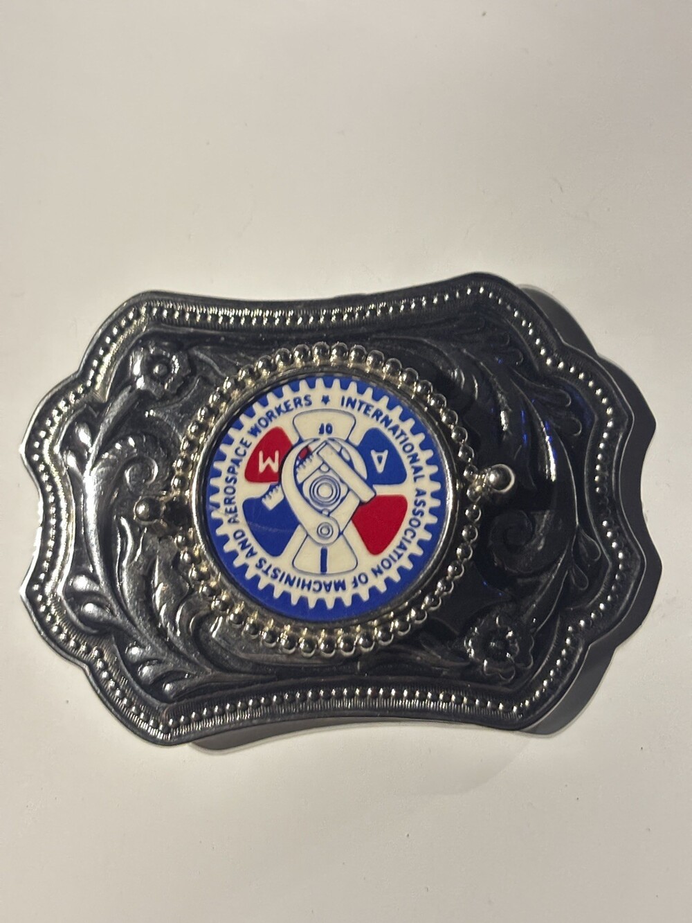 IAMAW Machinists Aerospace Workers Belt Buckle Union USA